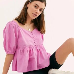 Free People Veronica Sweetheart Top